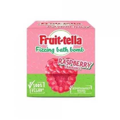 Fruit-tella Vadelma Kylpypommi, 140 g