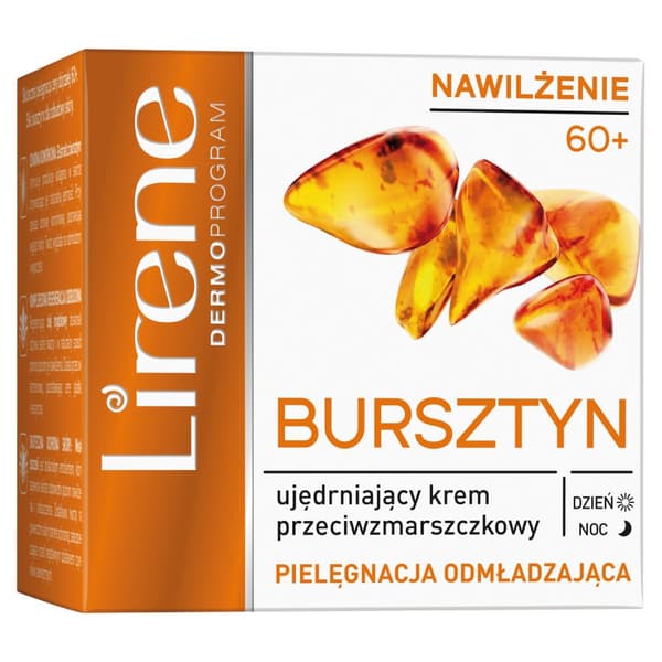 Lirene Anti-Aging 60+ Fast Opstrammende Ansigtscreme med Amber, 50 ml