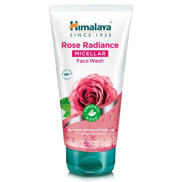 Himalaya Oplysende Micellar Ansigtsrens Gel med Økologisk Rose, 150 ml