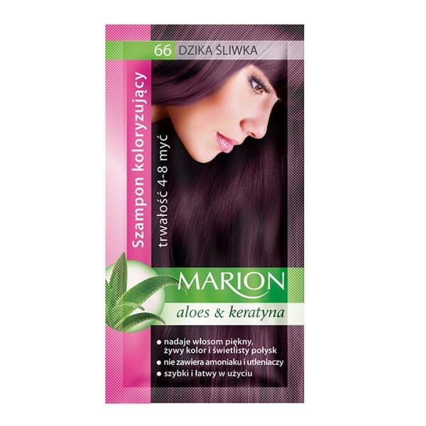 Marion Färgningsschampo 66 Vild Plommon, 40 ml