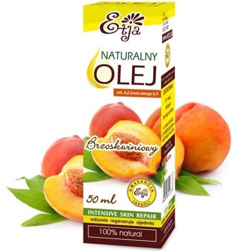Etja Naturlig Persikolja, 50 ml