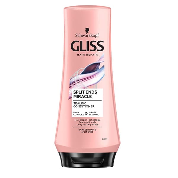Gliss Kur Kaksoset Korjaava Hoitoaine Vaurioituneille Hiuksille, 200 ml