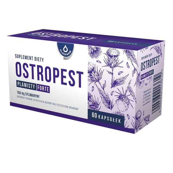Oleofarm Mælketistel Forte, 60 kapsler