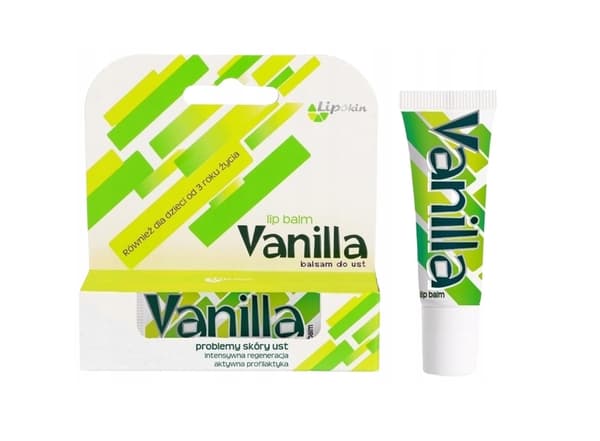 Lipskin Vanilje Læbepomade til Børn fra 3 År, 8 g