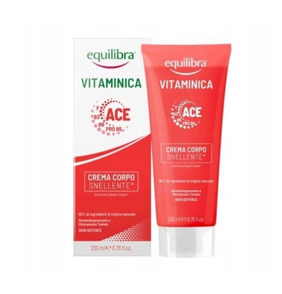 Equilibra Slankende Vitamincreme til Krop, 200 ml