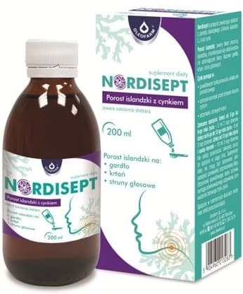 Nordisept Islandske Mos Zink, 150 ml
