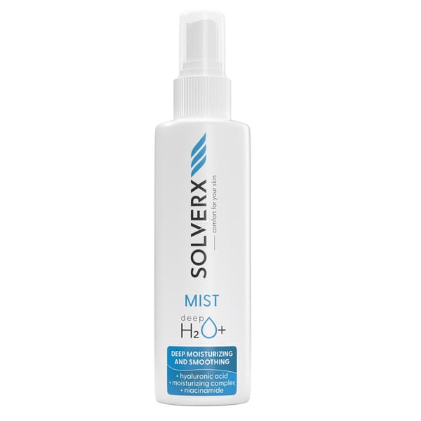 Solverx Syväkosteuttava H2O+ Virkistävä Sumute, 150 ml