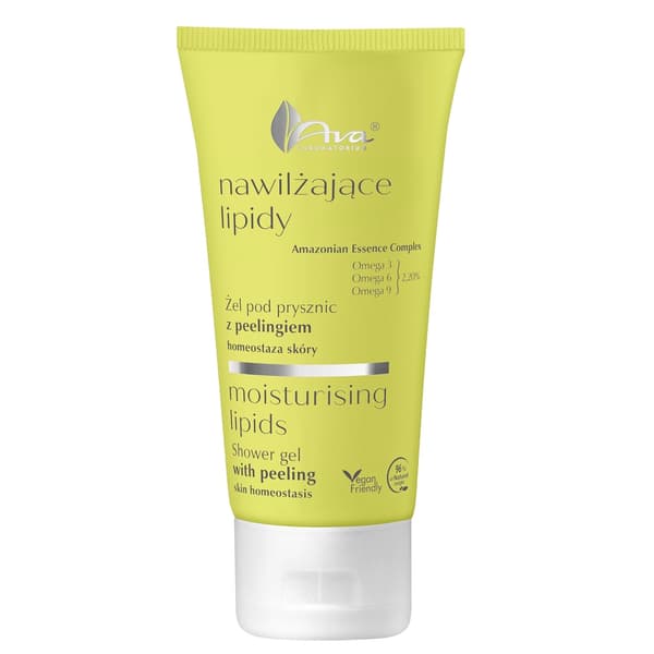 Ava Laboratorium Återfuktande Lipid Duschgel med Peeling, 150 ml