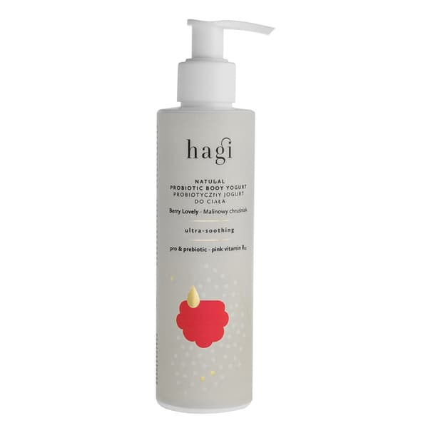 Hagi Probiotisk Body Yoghurt med Hindbærsnært, 200 ml