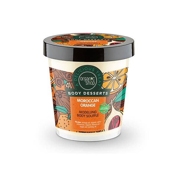 Ekologisk Apelsin Modelleringsmousse för Kroppen, 450 ml.