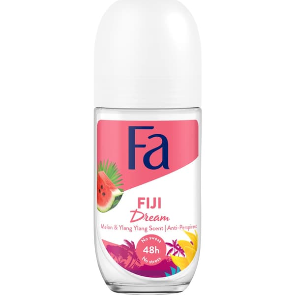 Fa Fiji Dream Anti-perspirant i kulform med vattenmelon & ylang-ylang doft, 50ml