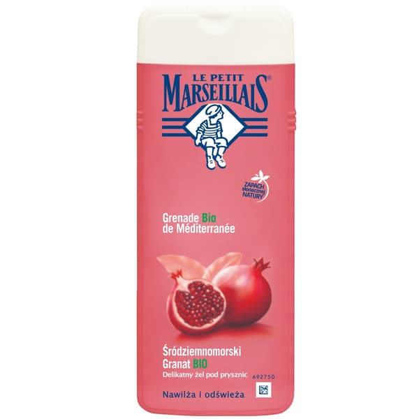 Le Petit Marseillais Dusjgel - Forfriskende Middelhavsgranat, 400ml