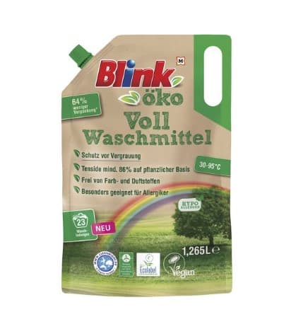 Blink, Eco Heavy Duty Vaskevæske, 1,265 liter