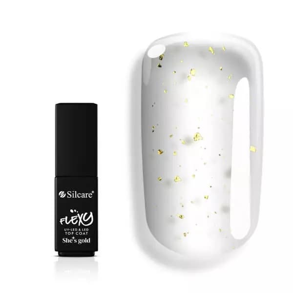 Silcare Guld Flexy Cream - Fleksibelt Guld Negleprodukt, 4.5g