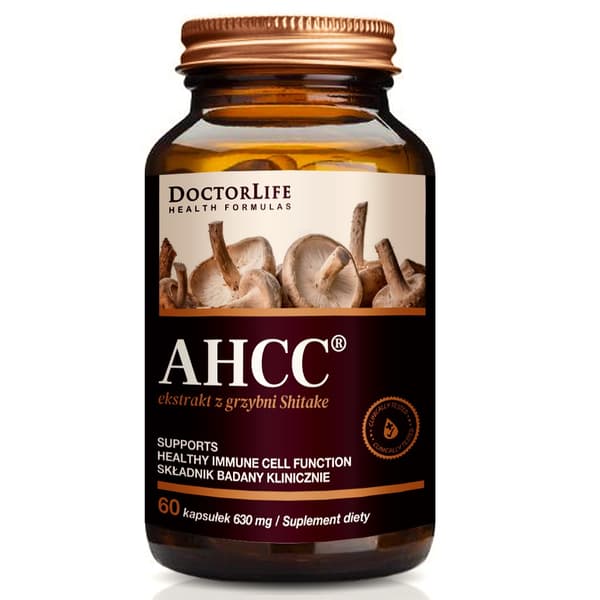 Doktor Liv AHCC Shiitake Myceliumextrakt 630mg, 60 kapslar