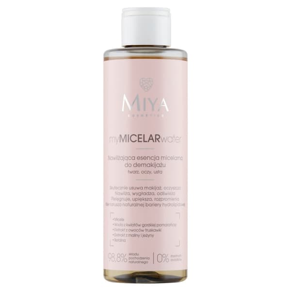 Miya Kosmetiikka myMICELARwater Essence - Luonnollinen Meikinpoistovesi, 200ml