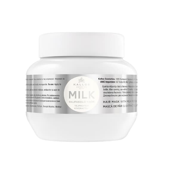 Kallos Maitomaski hiuksille maitoproteiineilla, 275 ml