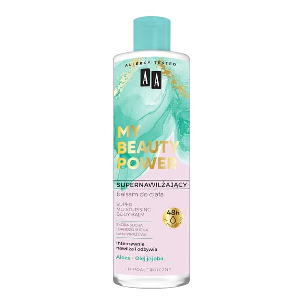 AA Min Skønhed Power Body Lotion med Aloe 48t, 400ml