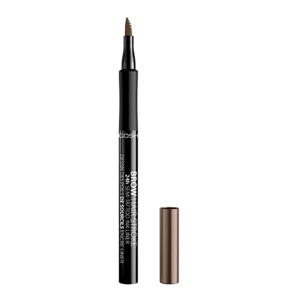 Gosh Brow Hair Stroke Pencil för bryn 002 Gråbrun