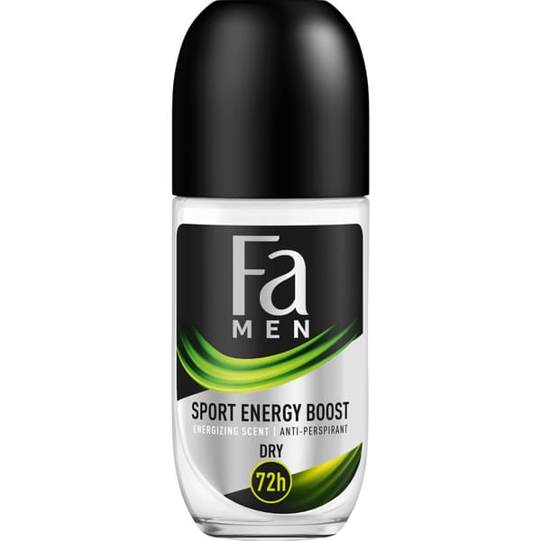Fa Men Sport Energy Boost - Tehokas Antiperspirantti, 50ml