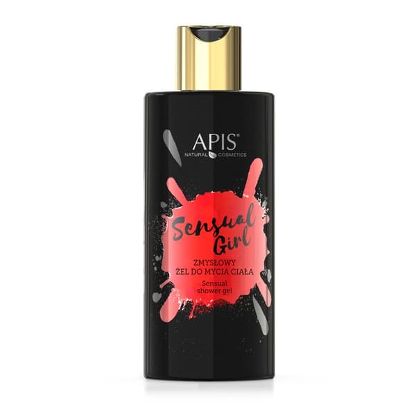 Apis Sensual Girl 300ml Kropsrens - Sensuel Duft - Skånsom Pleje - Beriget med Naturlige Ekstrakter - Forfriskendeoplevelse