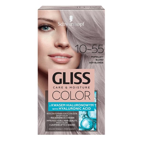 Schwarzkopf Gliss Hårfärg Creme 10-55 Askblond