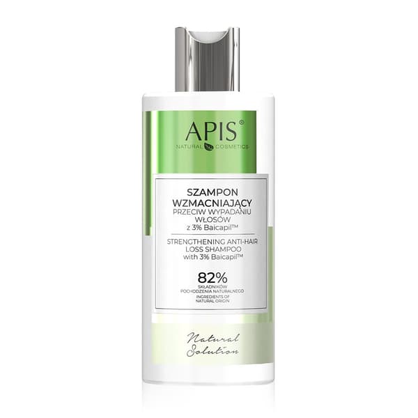 Apis Natural Solutio Hiustenlähtöön vahvistava shampoo, 300ml