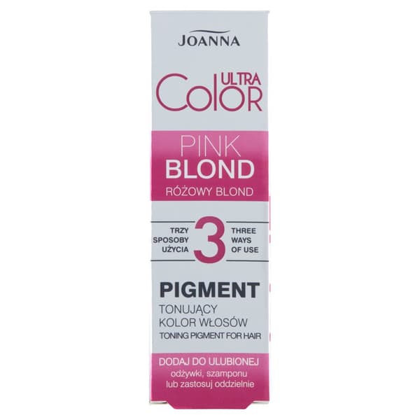 Joanna Ultra Color Pigment - Hiushoito, Ruusukultainen Blondi, 100ml
