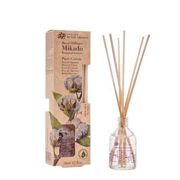 La Casa de los Aromas Mikado Botanical Doftpinne Bomull, 50ml