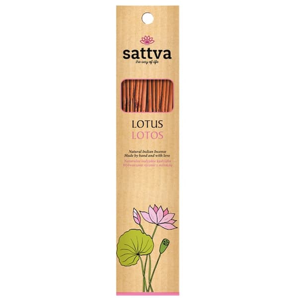 Sattva Luonnollinen Intialainen Lotus-tikku, 15 kpl