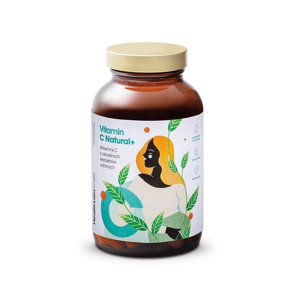 Terveystietokannat C-vitamiini Luonnollinen+Luonnollisista kasviuutteista 120 kapselia