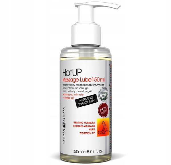 Dejlig Elskende HotUp Massagegel til Intim Massage, Opvarmende, 150 ml