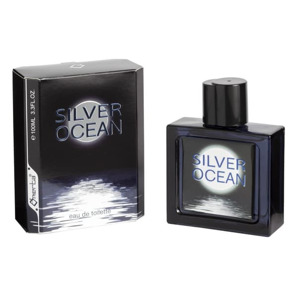 Omerta Silver Ocean Parfym, 100ml - Havets friska bris i en flaska - Elegans och fräschör i varje spray.