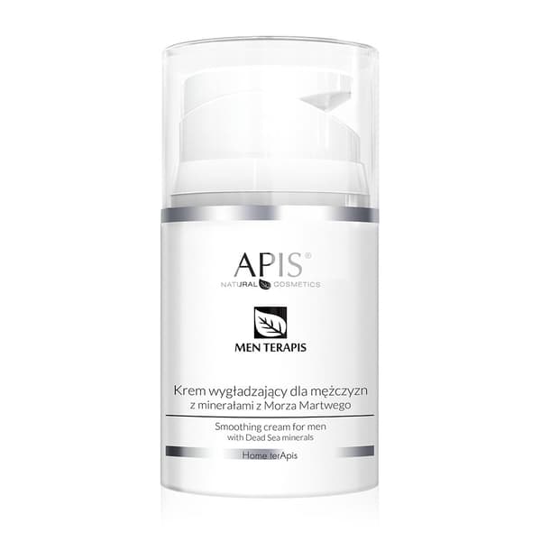 Antioxidant ansigtscreme til mænd fra Apis - Glattende og forfriskende formel, 50 ml. Perfekt til at opfriske hudens tekstur og udseende.