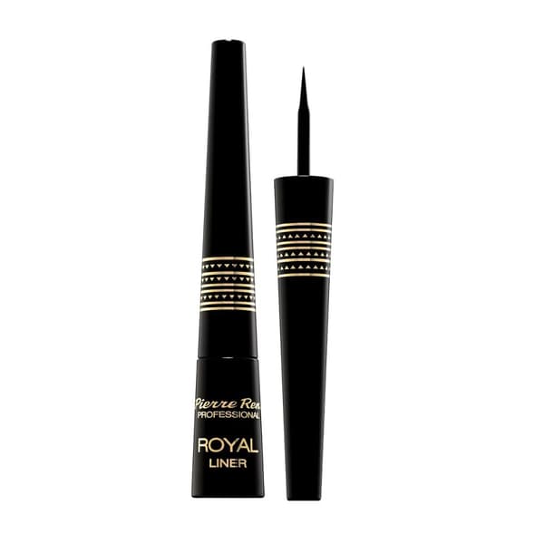 Pierre Rene Flytande Svart Eyeliner - Precision & Hållbarhet - Professionell Makeup på ett enkelt sätt.