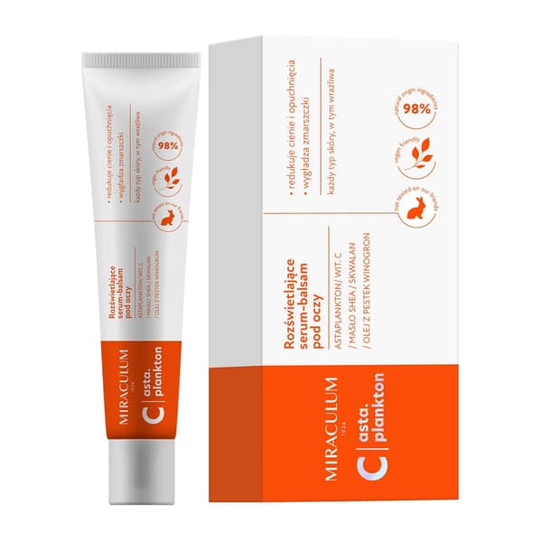 Mirakel Astaxanthin Plankton C Lystergivande Ögonserum-Balsam, 20ml