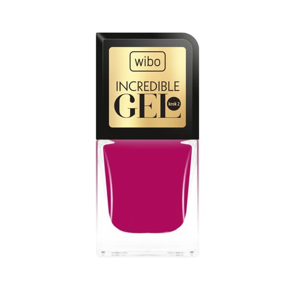 Wibo Incredibla Gel Nagellack 5, 8.5 ml/Smidig Gel Nagellack med Långvarig Glans & Färgintensitet