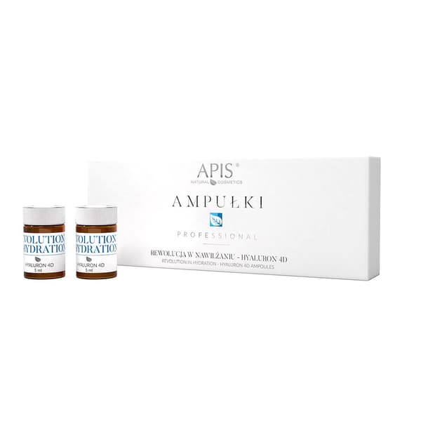 Fugtgivende hyaluronsyre 4D ampuller, 5x5ml
