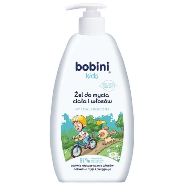 Bobini Kids Skonsam Kropp- och Hårtvätt, 500ml