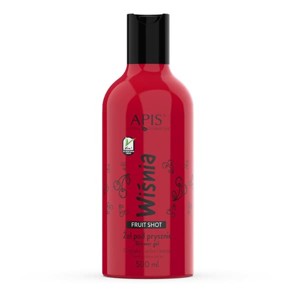 Apis Frugt Shot Brusegele, Kirsebær, 500ml