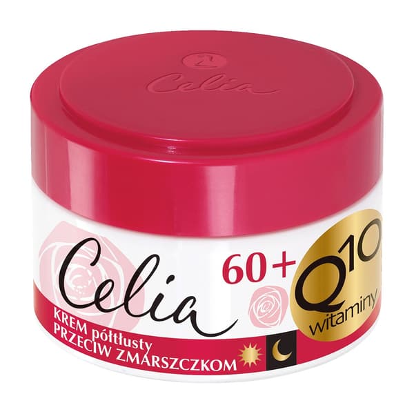Celia Q10 Anti-rynkekrem med kollagen til dag og nat 60+, 50ml