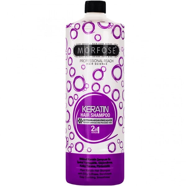 Morfose Keratiini Shampoo ja Hoitoaine 2-in-1, 1000ml
