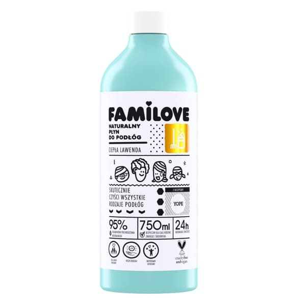 Yope Familove Naturlig Gulvvask, 750 ml