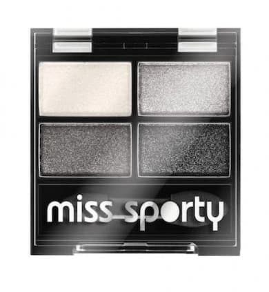 Miss Sporty Studio Colour Quattro Øjenskygge i 404 Real Smoky/Smoky Black, 5g