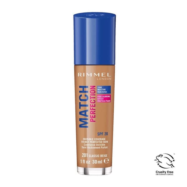 Rimmel Match Perfection Foundation i Classic Beige 201 - SPF20, 30ml
