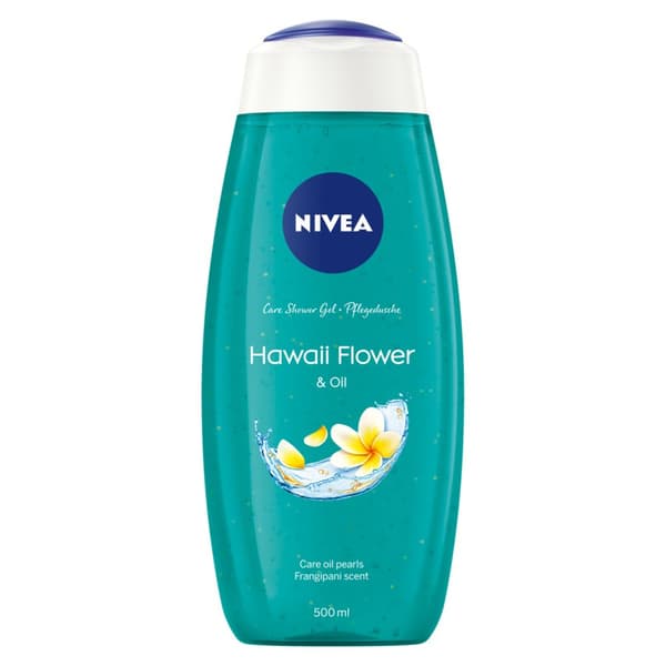 Nivea Hawaii Flower & Oil Care Shower Gel - Plejende Formel med Olier, 500ml