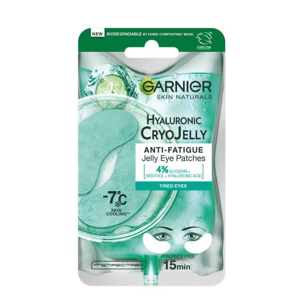 Hyaluronsyre Gel Øjenmaske Garnier Hyaluronic Cryo - Fugtgivende og Opfriskende Øjenpleje, 5g