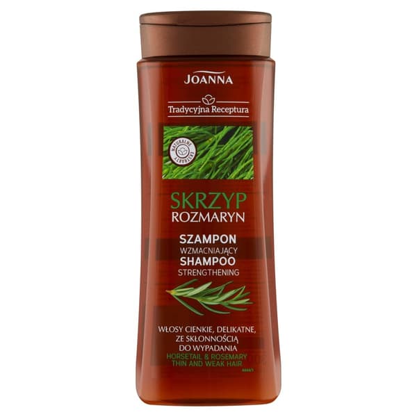 Joanna Naturlig Formel Styrkende Shampoo til Fint Hår, 300ml
