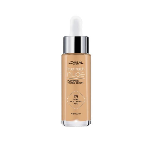L'Oreal Paris True Match Nude Koncentreret Serum Foundation 4-5 Medium, 30 ml