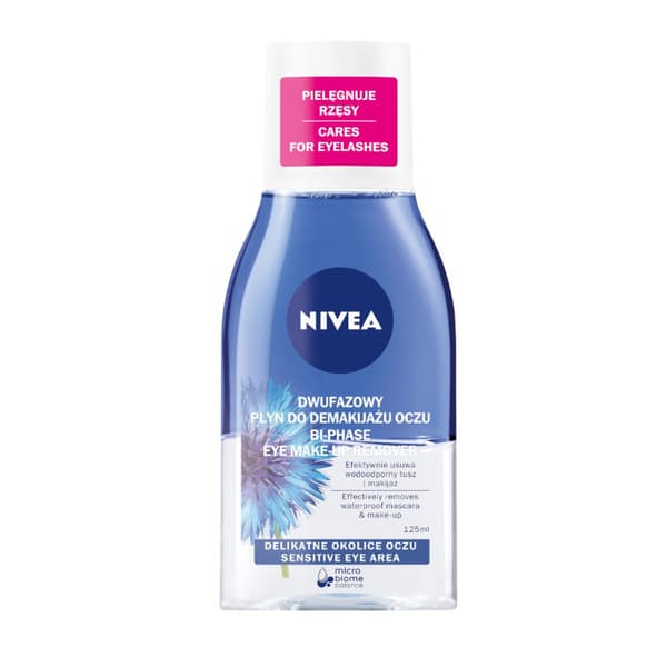 Nivea Kaksifaasinen silmämeikinpoisto-aine Helokkia uutteella, 125ml
